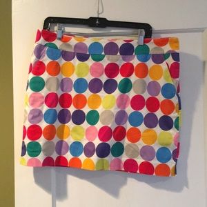 Loudmouth golf skirt skort size 8